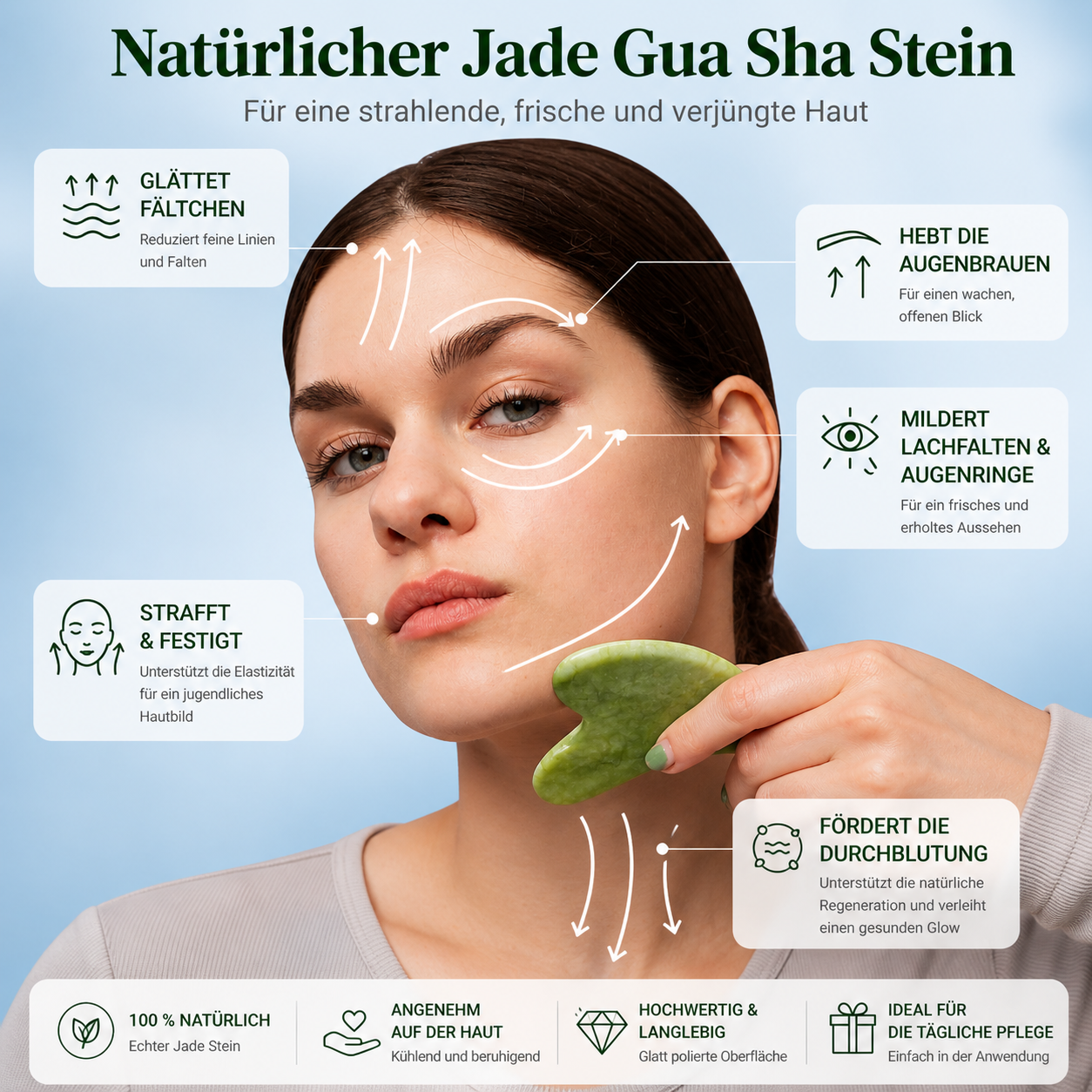 Gua Sha Gesichtsmassage-Tool